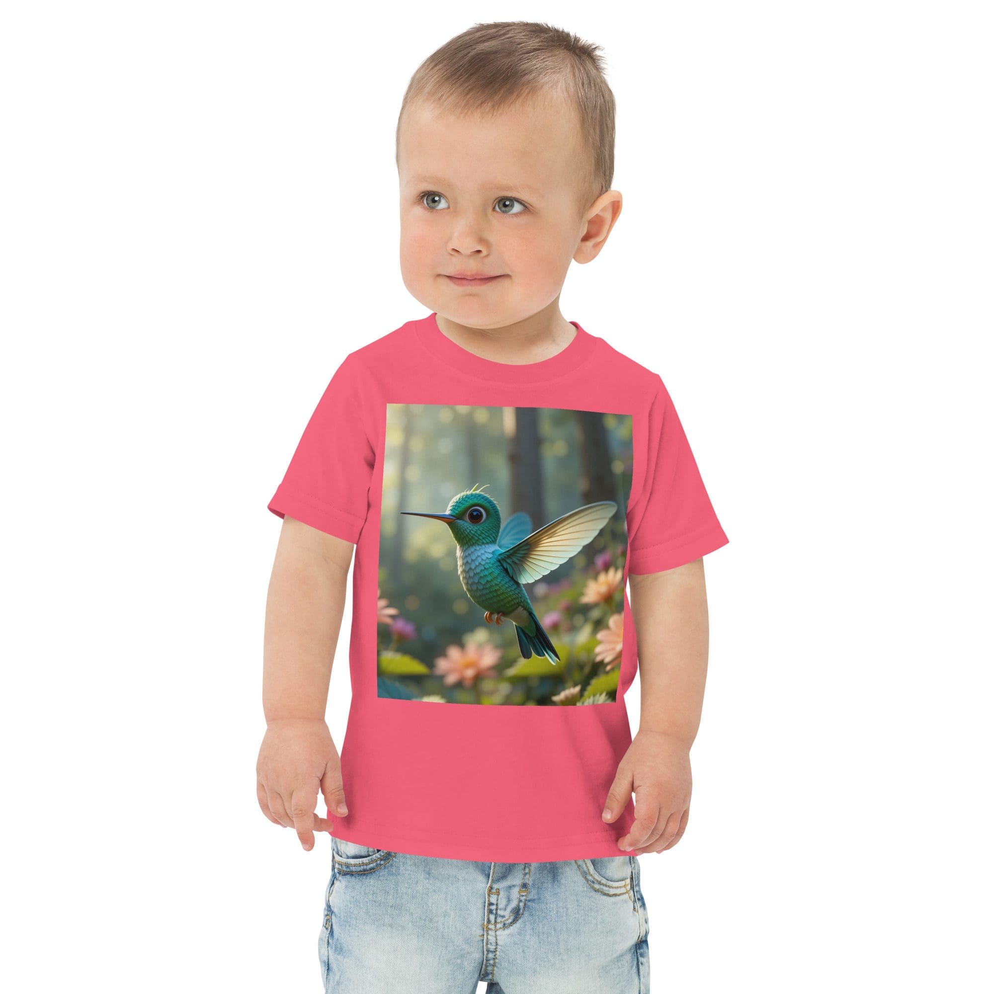 Hummingbird Toddler Jersey T-Shirt | Organic Cotton | 2T to 4T - Image 8