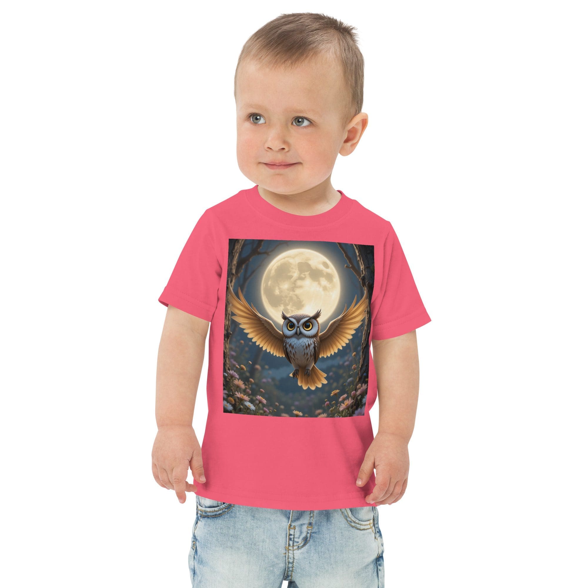 Owl Toddler Jersey T-Shirt | Organic Cotton | 2T to 4T - Image 7