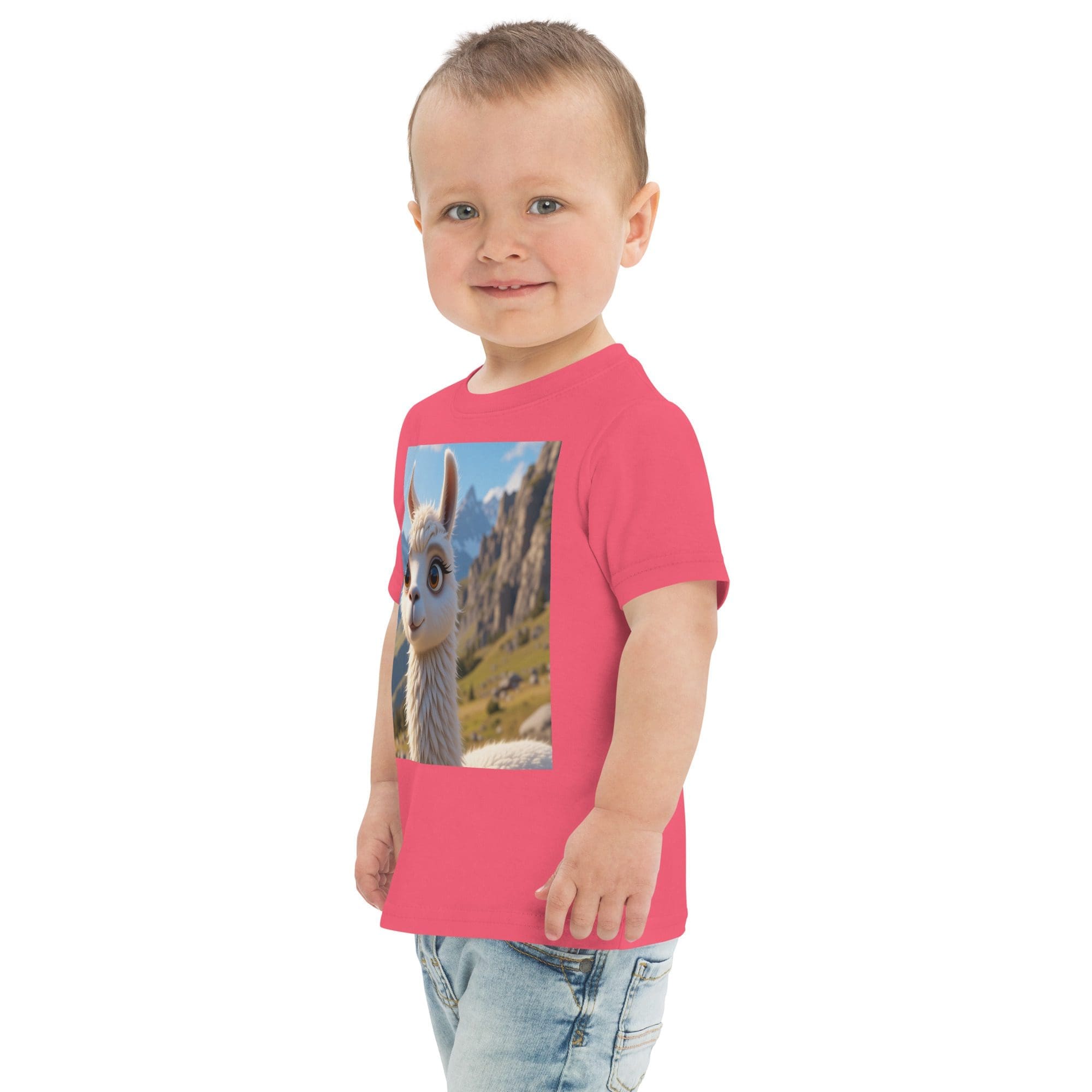 Llama Toddler Jersey T-Shirt | Organic Cotton | 2T to 4T - Image 10