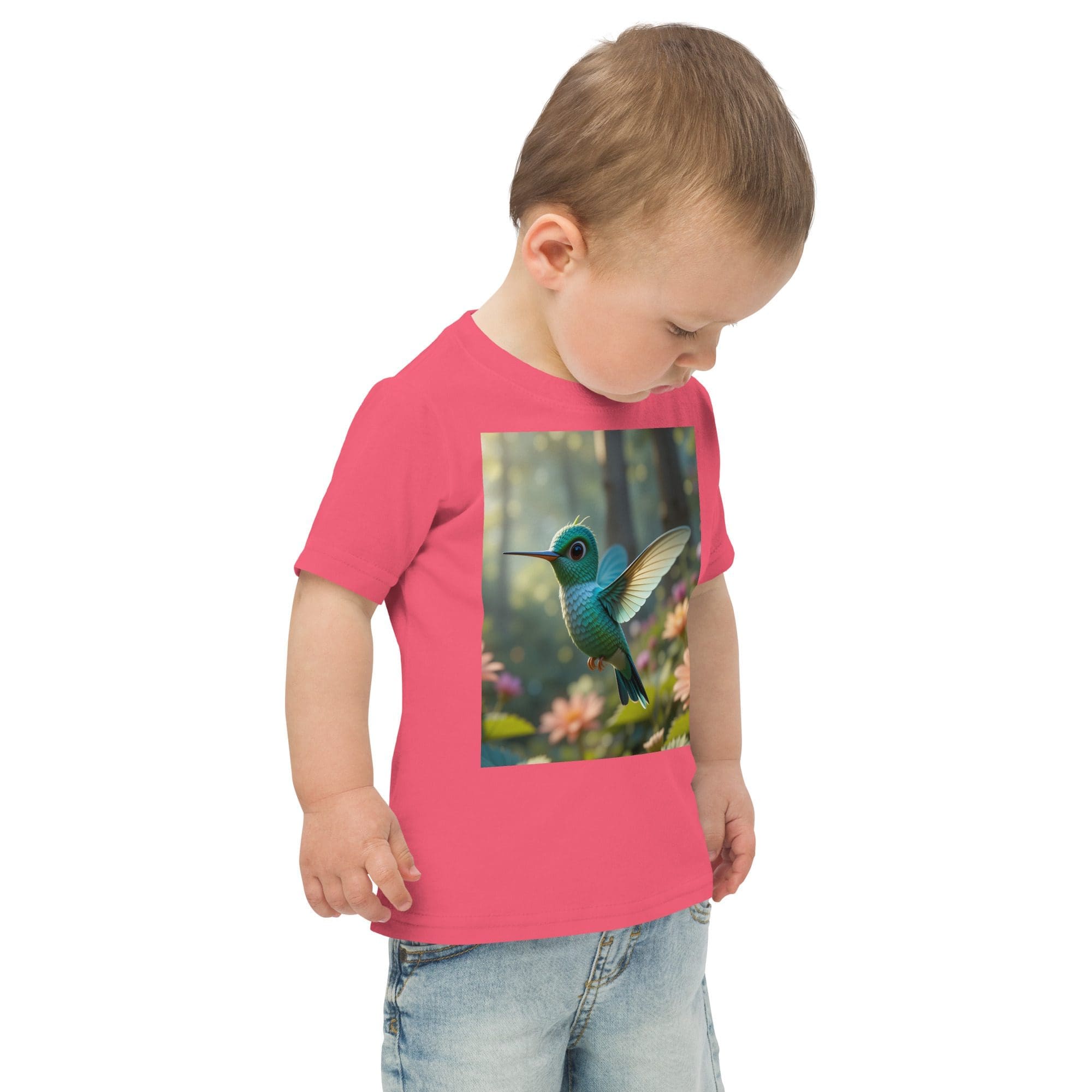 Hummingbird Toddler Jersey T-Shirt | Organic Cotton | 2T to 4T - Image 9