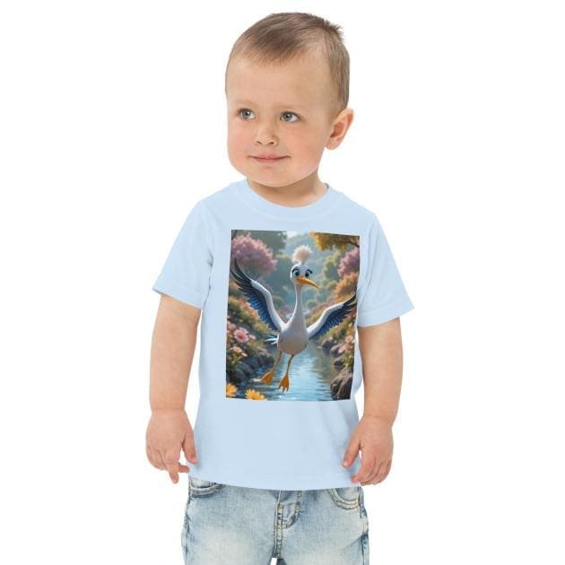 Crane Toddler Jersey T-Shirt | Organic Cotton | 2T to 4T