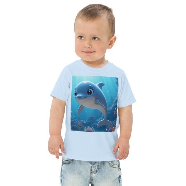 Dolphin Toddler Jersey T-Shirt | Organic Cotton | 2T to 4T