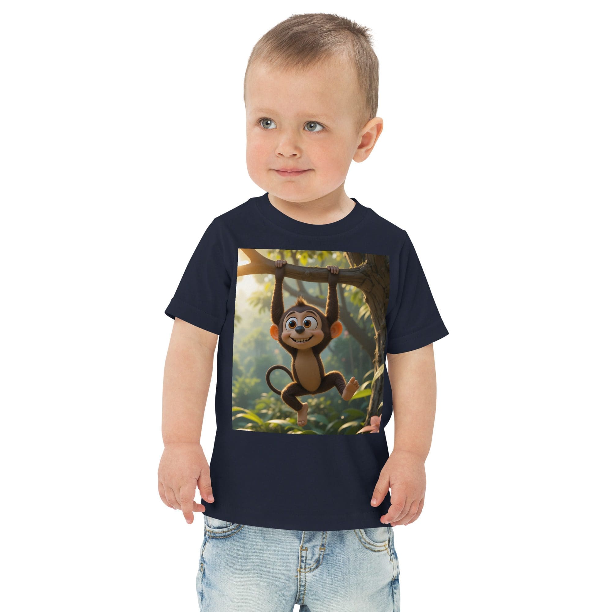 Monkey Toddler Jersey T-Shirt | Organic Cotton | 2T to 4T - Image 5