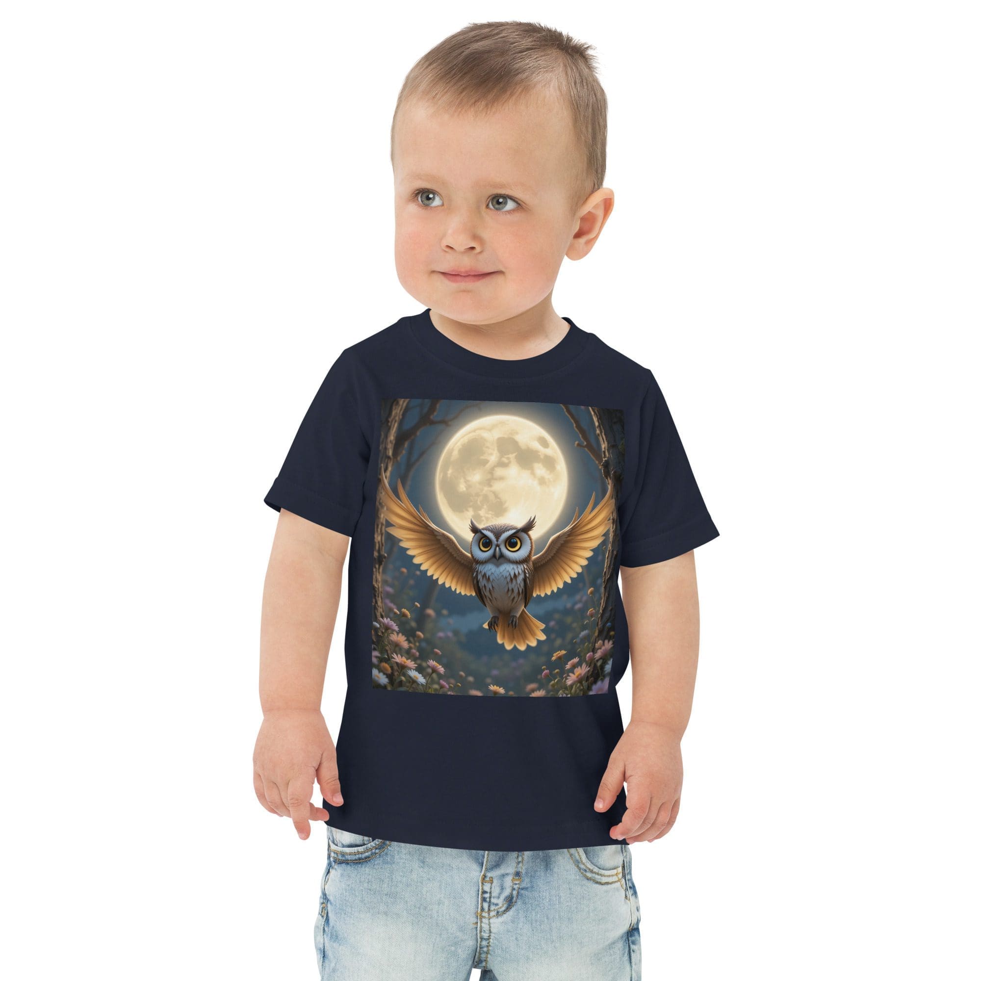 Owl Toddler Jersey T-Shirt | Organic Cotton | 2T to 4T - Image 4