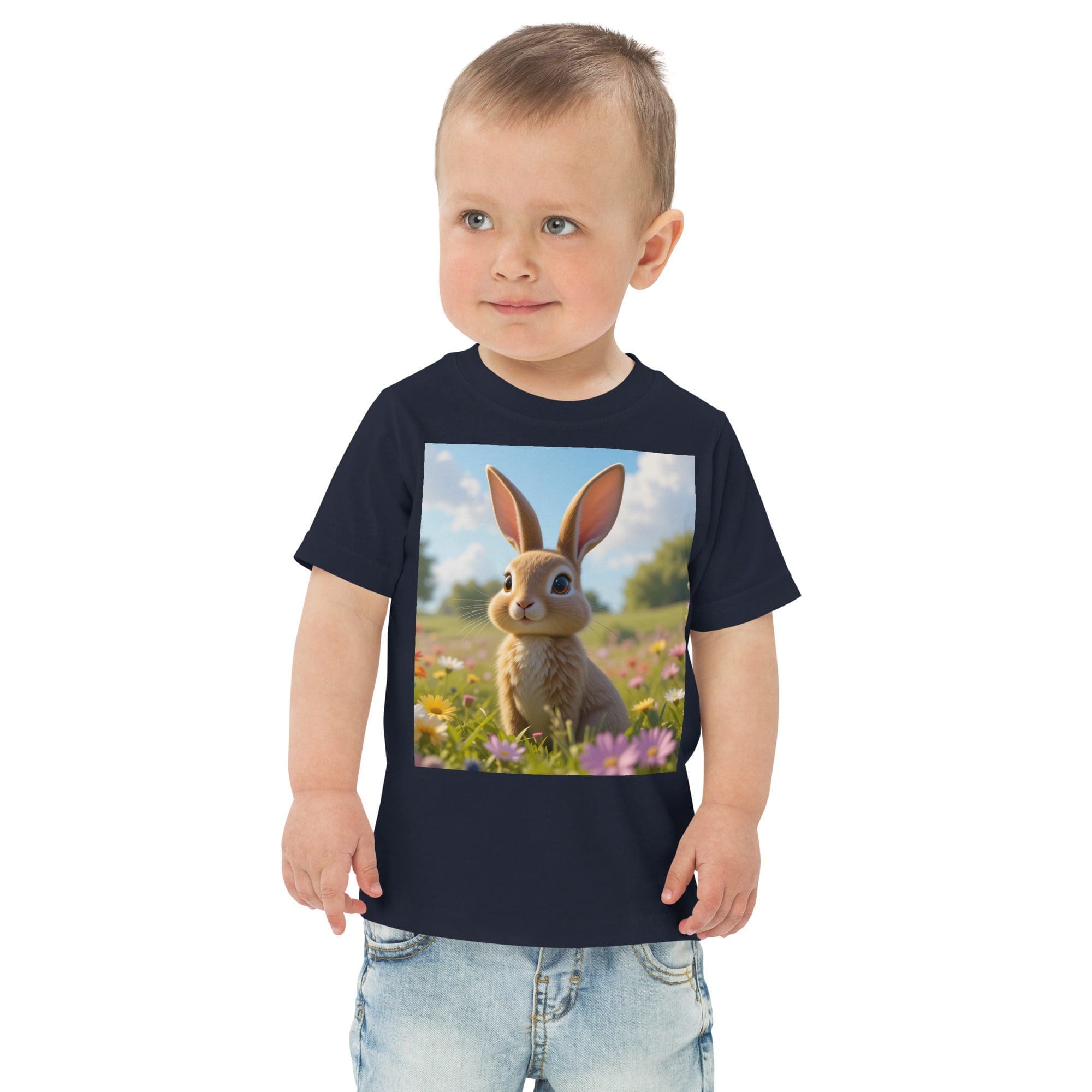 Rabbit Toddler Jersey T-Shirt | Organic Cotton | 2T to 4T - Image 5