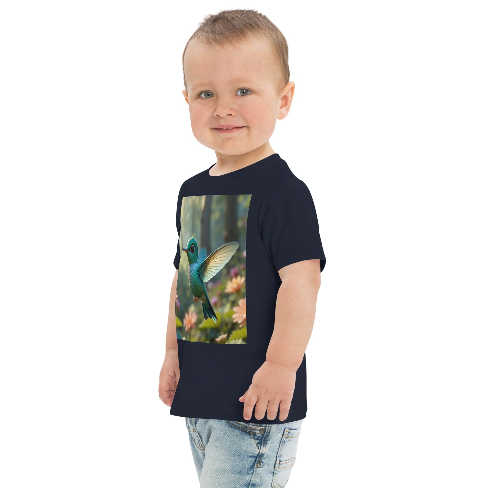 Hummingbird Toddler Jersey T-Shirt | Organic Cotton | 2T to 4T - Image 7