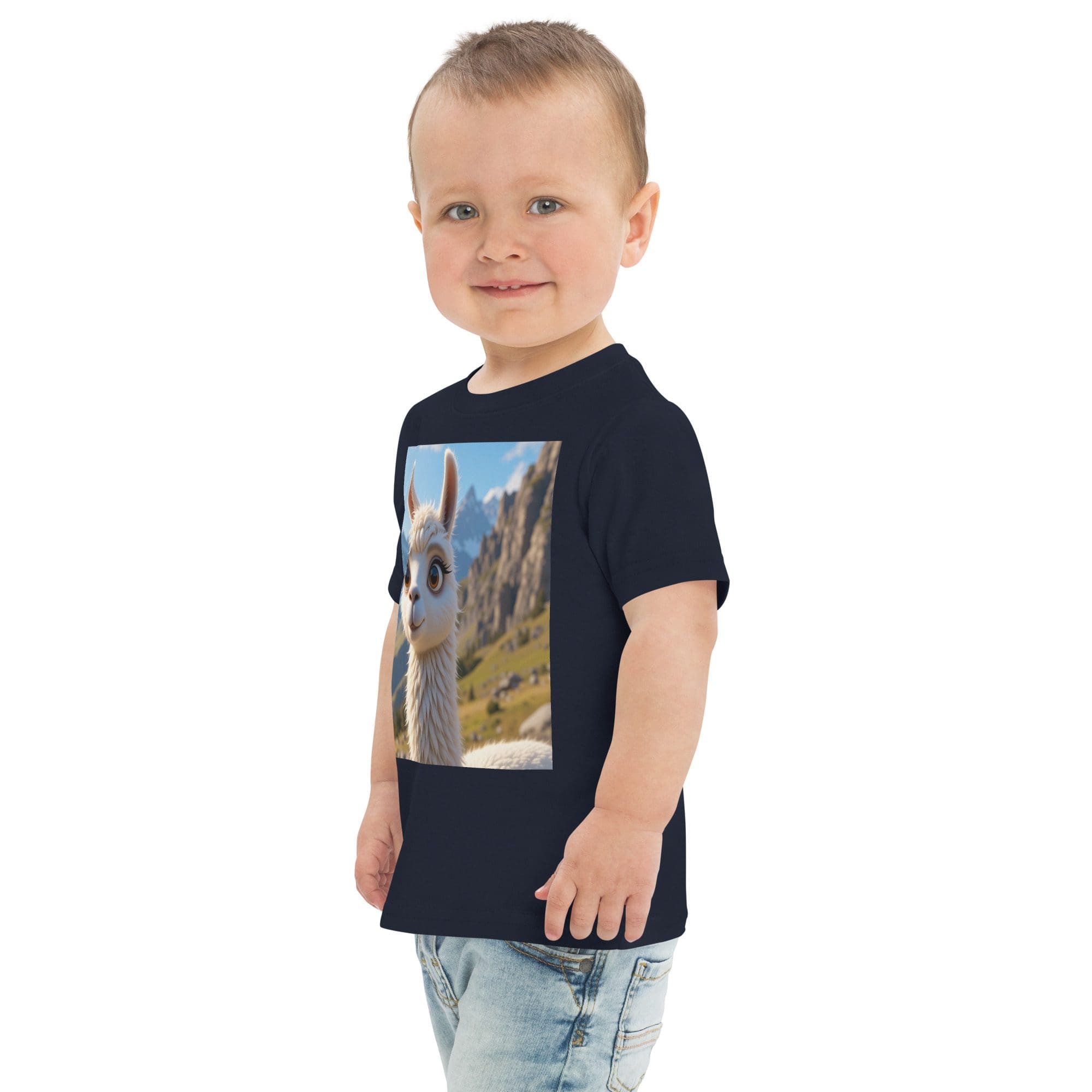 Llama Toddler Jersey T-Shirt | Organic Cotton | 2T to 4T - Image 7