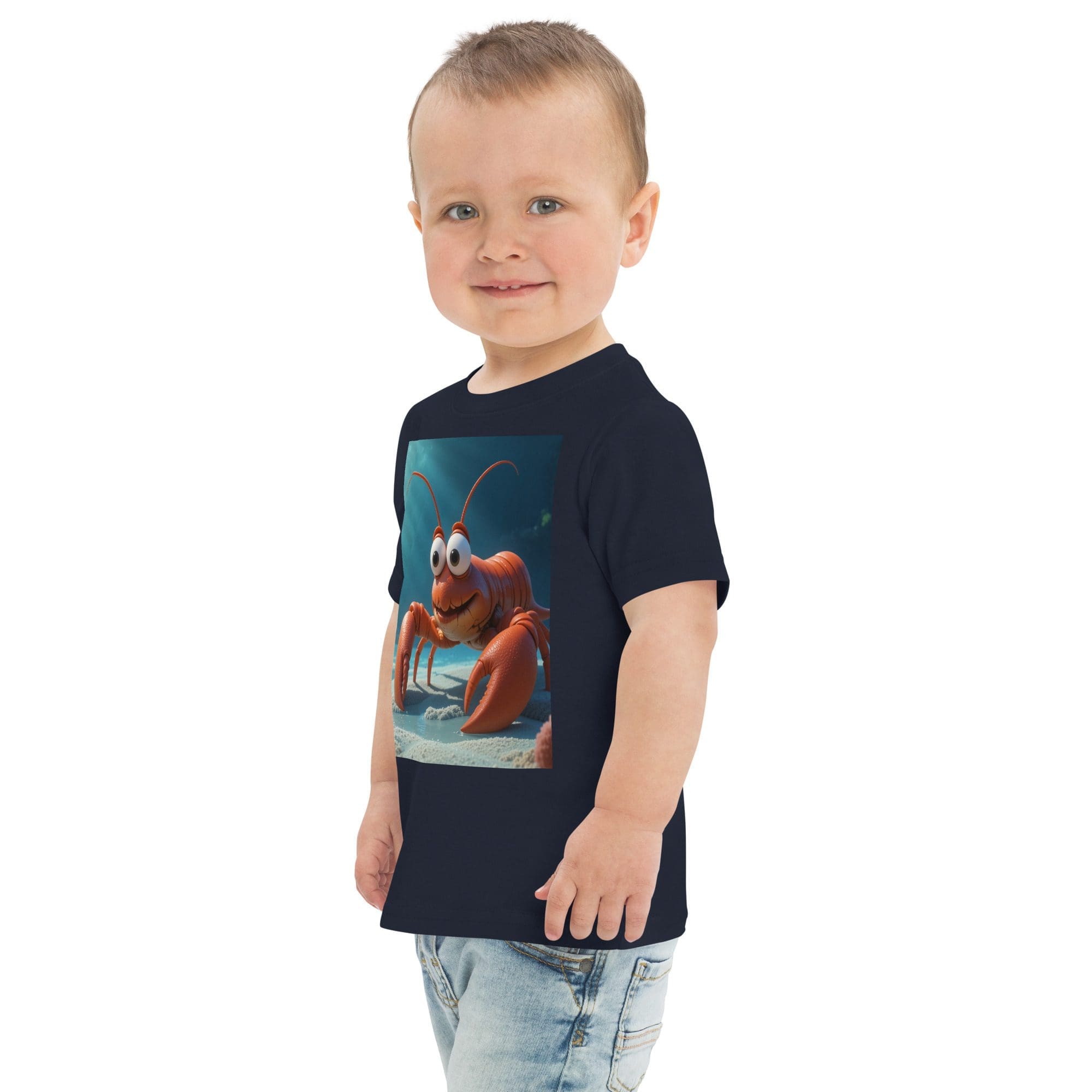 Lobster Toddler Jersey T-Shirt | Organic Cotton | 2T to 4T - Image 7