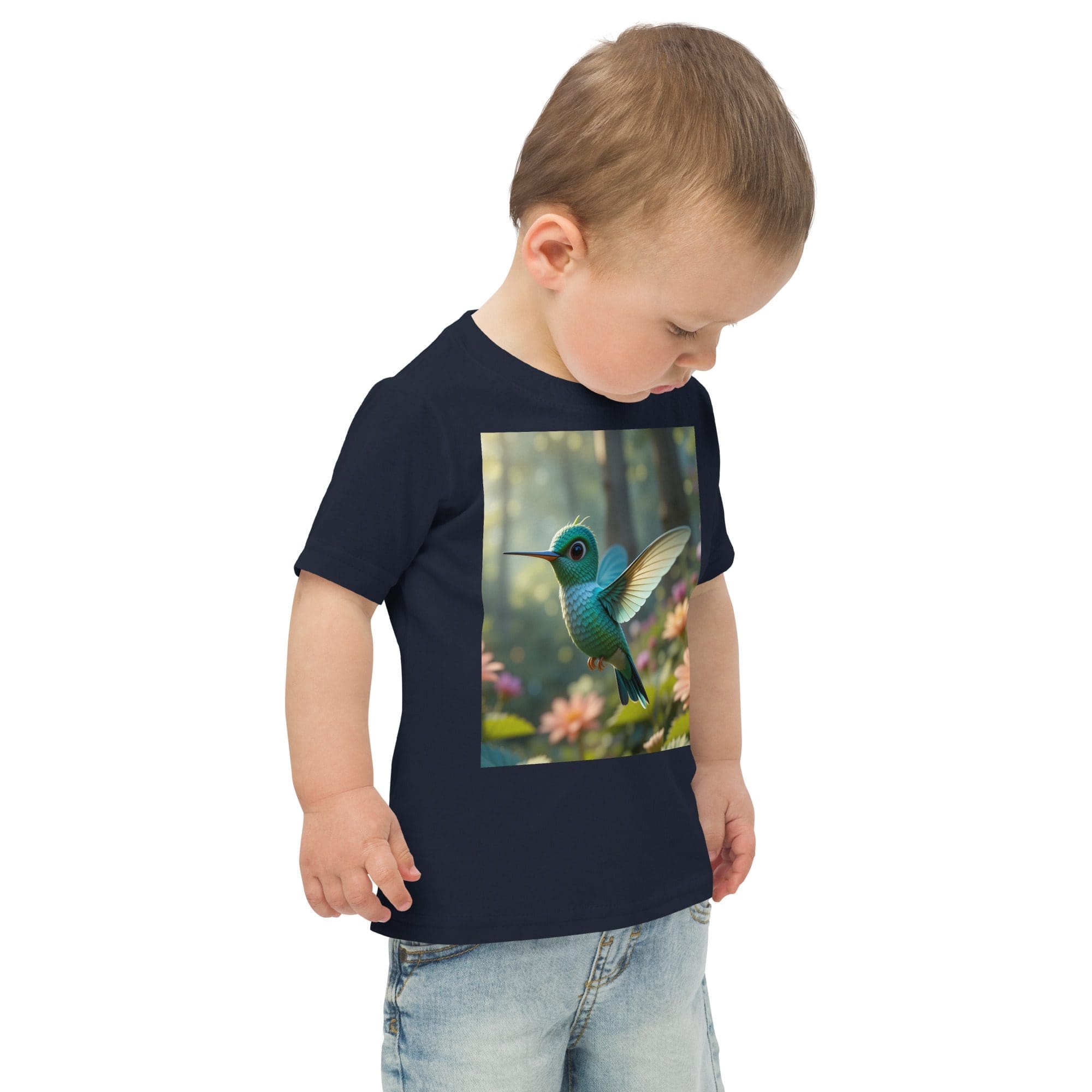 Hummingbird Toddler Jersey T-Shirt | Organic Cotton | 2T to 4T - Image 6