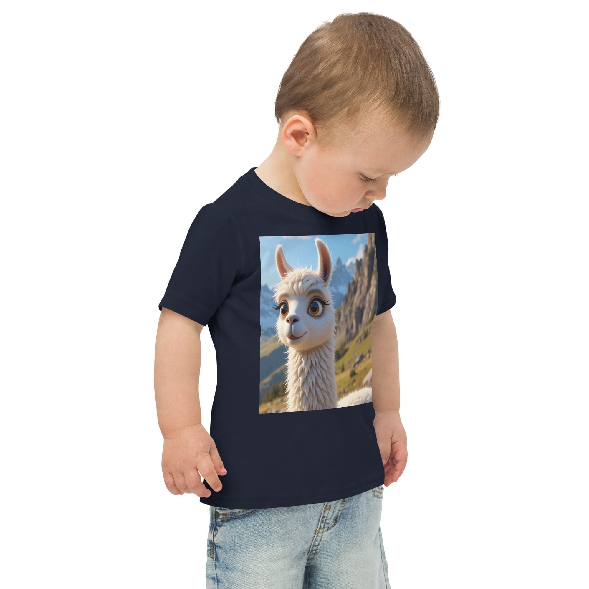 Llama Toddler Jersey T-Shirt | Organic Cotton | 2T to 4T - Image 6
