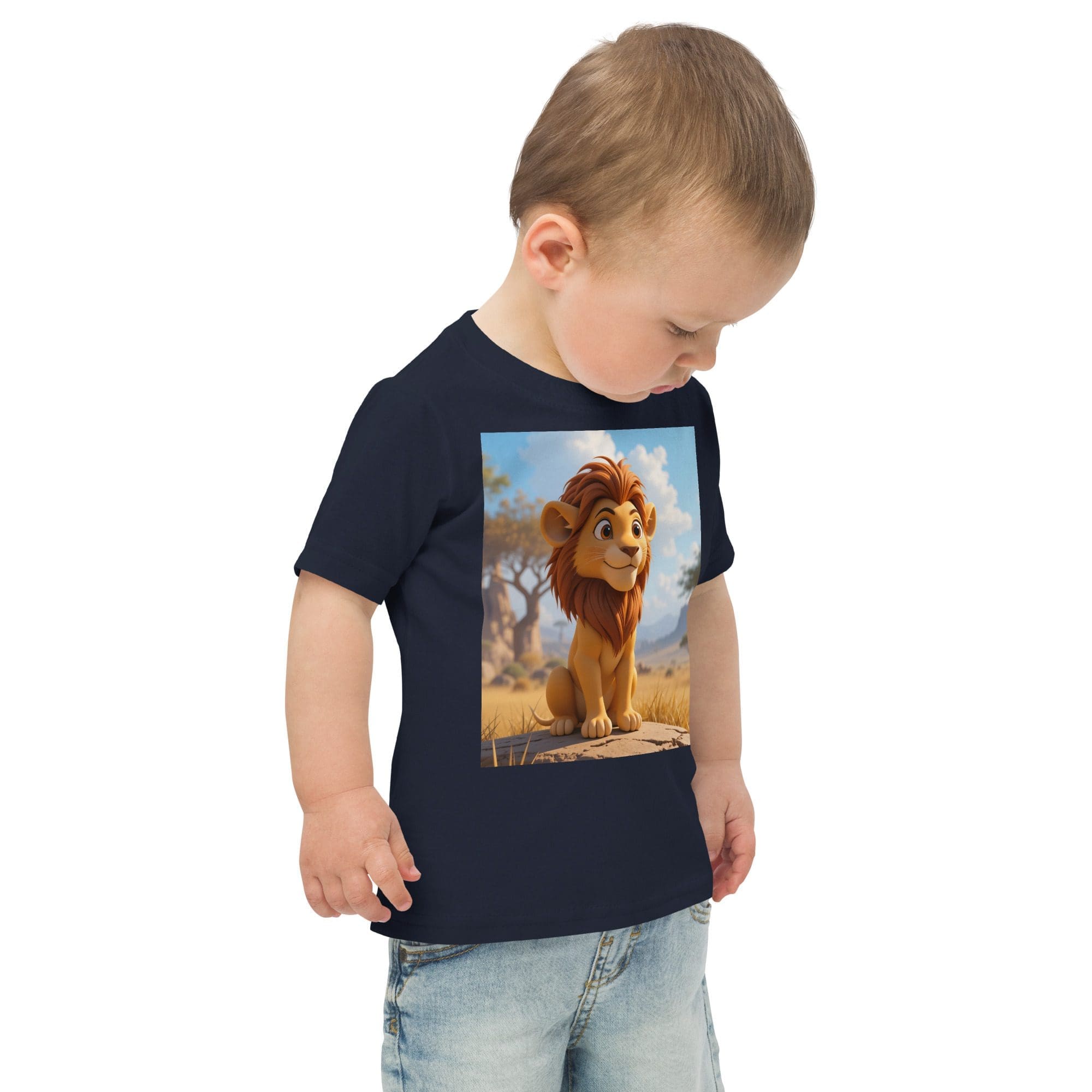 Lion Toddler Jersey T-Shirt | Organic Cotton | 2T to 4T - Image 6