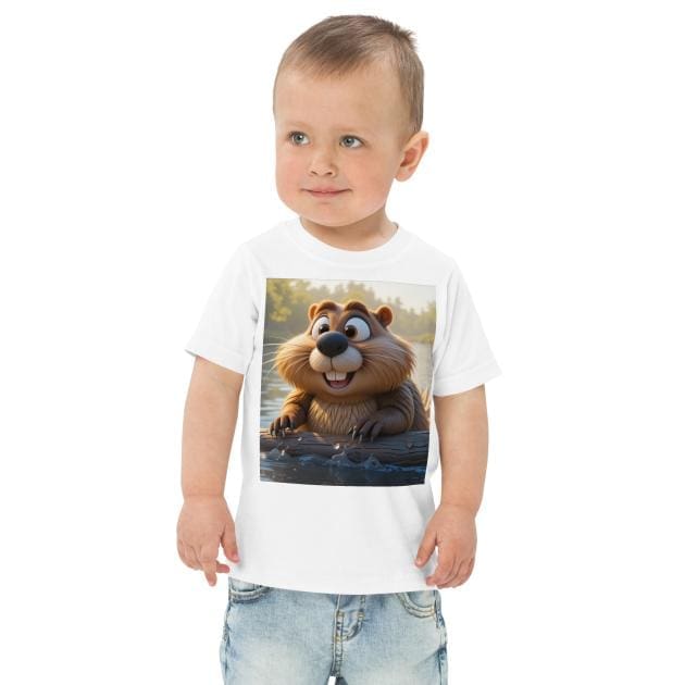 Beaver Toddler Jersey T-Shirt | Organic Cotton | 2T to 4T