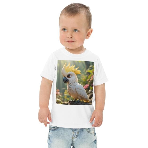Cockatoo Toddler Jersey T-Shirt | Organic Cotton | 2T to 4T