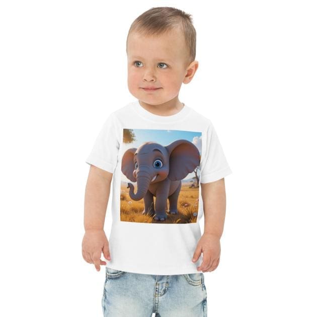 Elephant Toddler Jersey T-Shirt | Organic Cotton | 2T to 4T