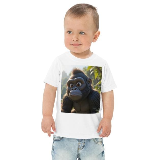 Gorilla Toddler Jersey T-Shirt | Organic Cotton | 2T to 4T