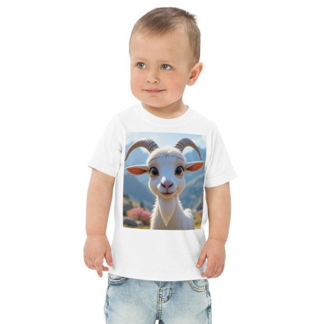 Goat Toddler Jersey T-Shirt | Organic Cotton | 2T to 4T