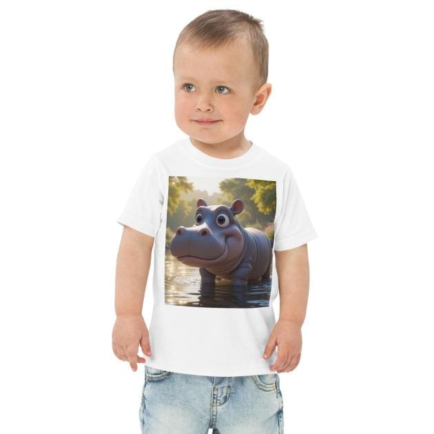 Hippo Toddler Jersey T-Shirt | Organic Cotton | 2T to 4T