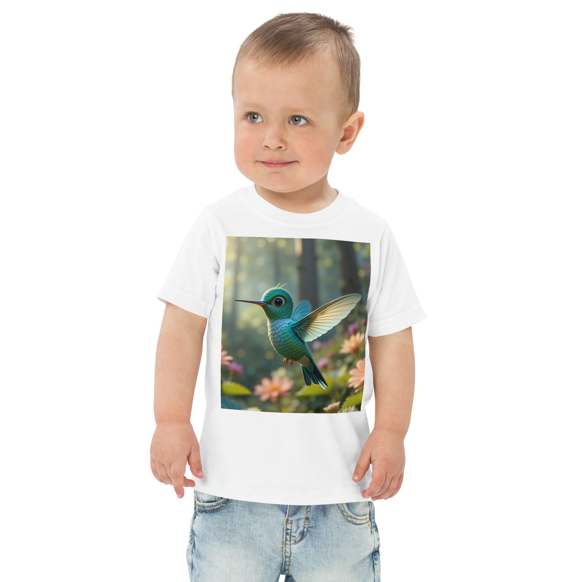 Hummingbird Toddler Jersey T-Shirt | Organic Cotton | 2T to 4T