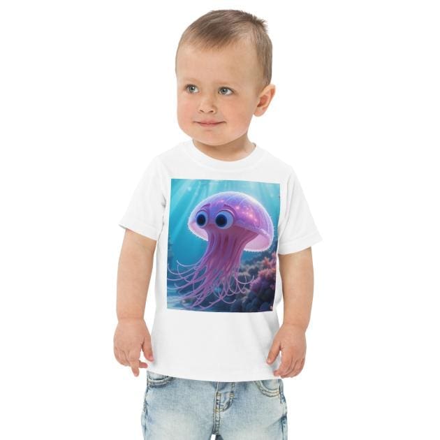 Jellyfish Toddler Jersey T-Shirt | Organic Cotton | 2T to 4T