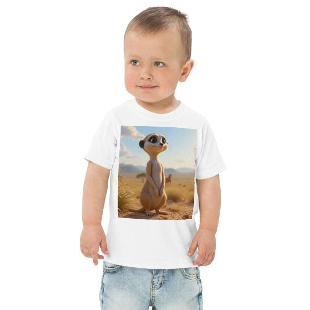 Meerkat Toddler Jersey T-Shirt | Organic Cotton | 2T to 4T