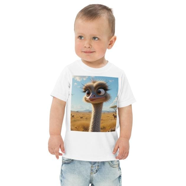 Ostrich Toddler Jersey T-Shirt | Organic Cotton | 2T to 4T