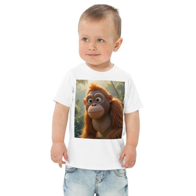 Orangutan Toddler Jersey T-Shirt | Organic Cotton | 2T to 4T