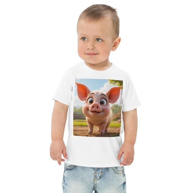 Pig Toddler Jersey T-Shirt | Organic Cotton | 2T to 4T