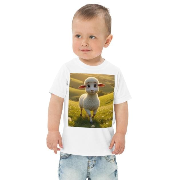 Sheep Toddler Jersey T-Shirt | Organic Cotton | 2T to 4T