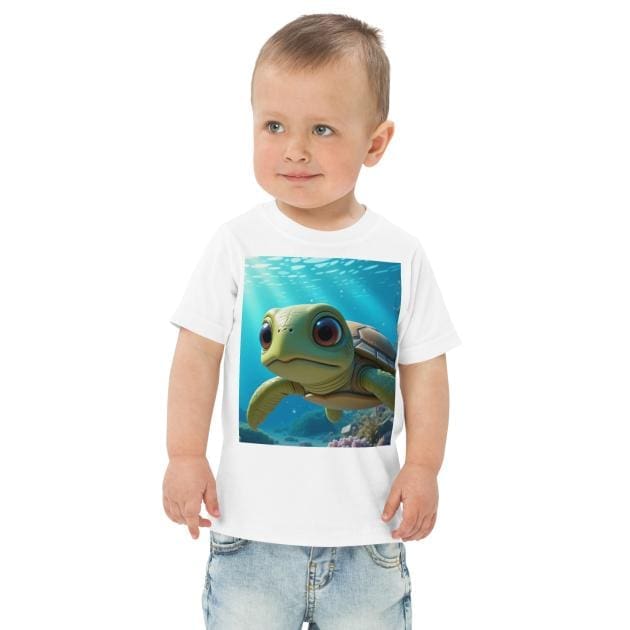 Turtle Toddler Jersey T-Shirt | Organic Cotton | 2T to 4T