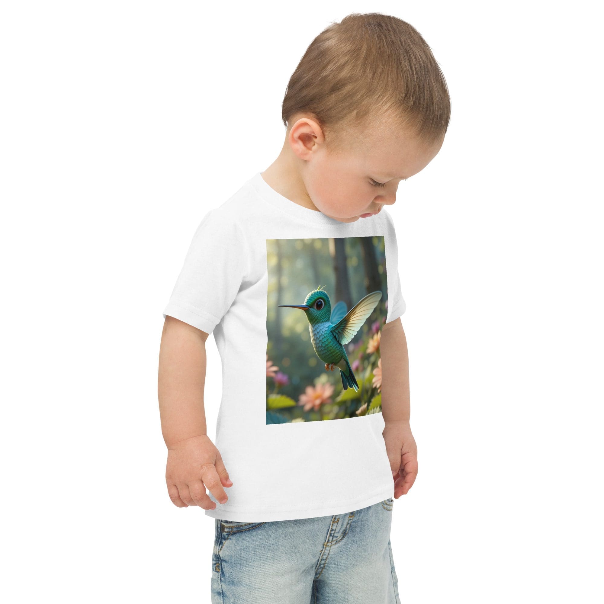 Hummingbird Toddler Jersey T-Shirt | Organic Cotton | 2T to 4T - Image 17