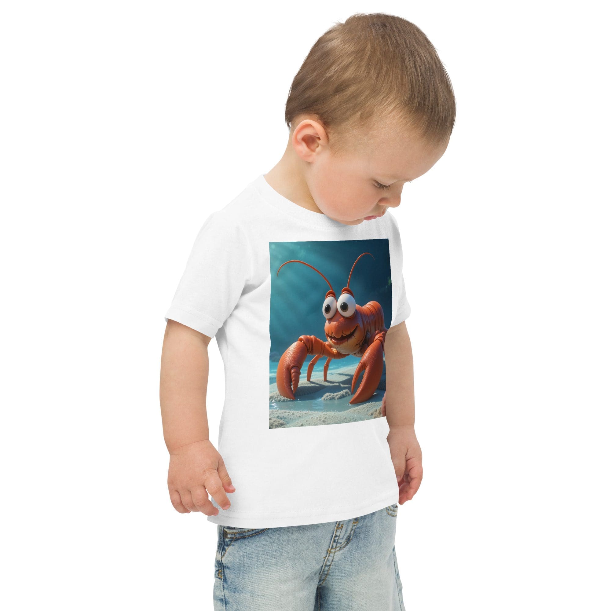 Lobster Toddler Jersey T-Shirt | Organic Cotton | 2T to 4T - Image 17
