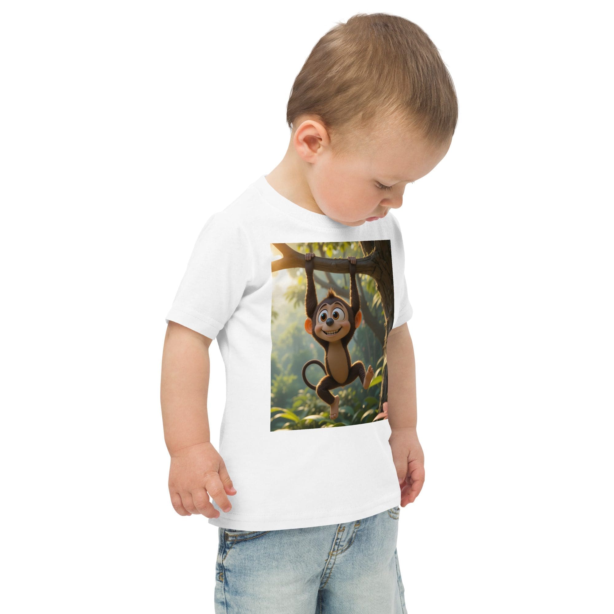 Monkey Toddler Jersey T-Shirt | Organic Cotton | 2T to 4T - Image 17