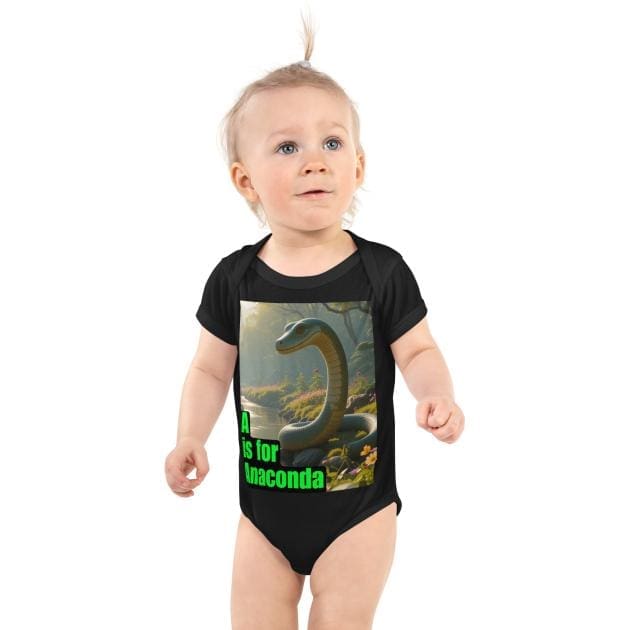 A is for Anaconda - Infant bodysuit
