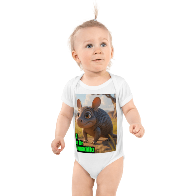 A is for Armadillo - Infant bodysuit